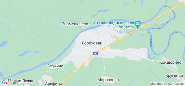 Нижегородская область гороховец карта