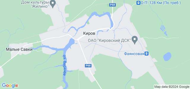 Киров калужская область карта города