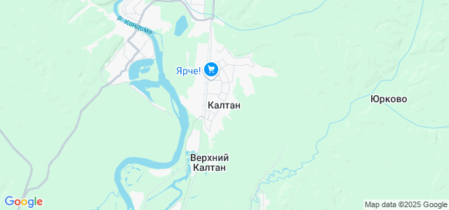 Калтан карта города с улицами и номерами домов