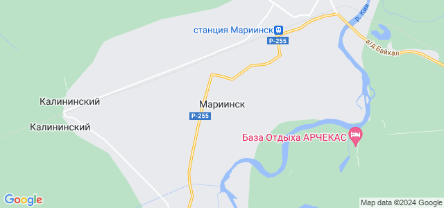 Карта мариинска гугл