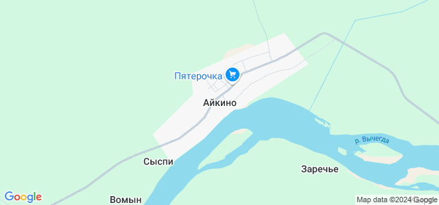 Айкино сыктывкар карта