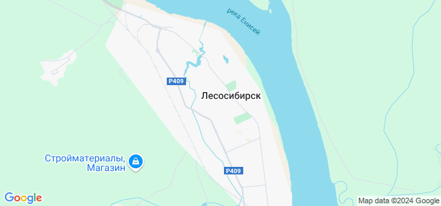 Карта города лесосибирска