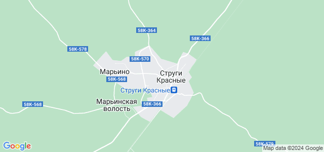 Карта струги красные