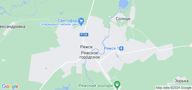 Погода ряжск карта