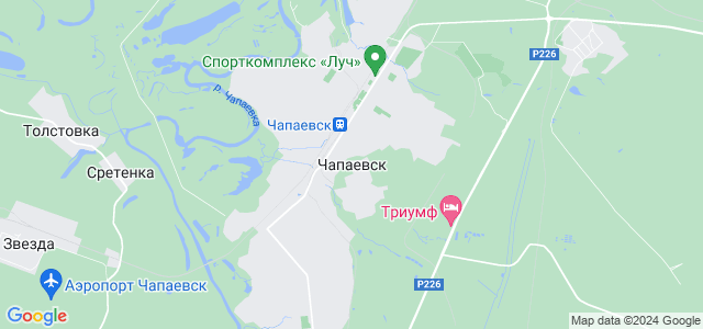 Карта чапаевска самарской