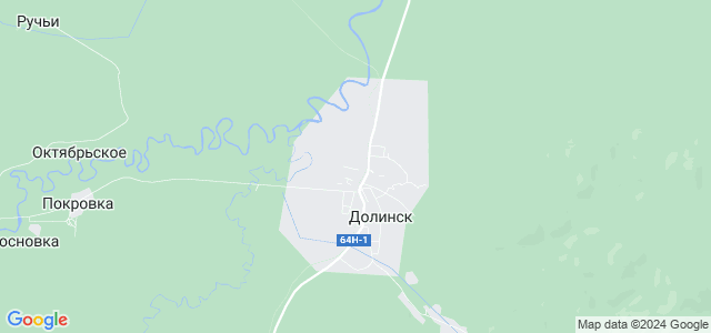 Гугл карта долинск