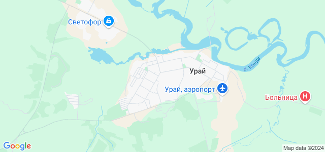 Урай сургут карта