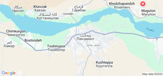 Таджикистан пенджикент карта через спутник