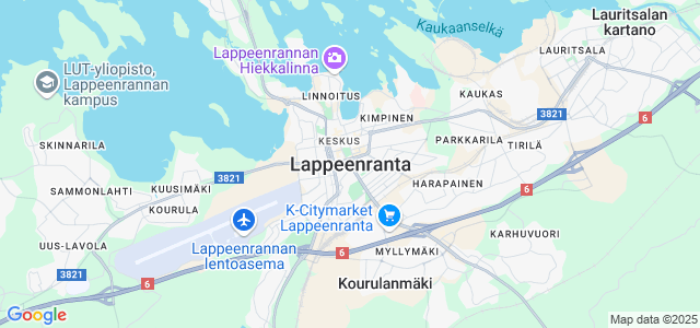 Финляндия лаппеенранта карта