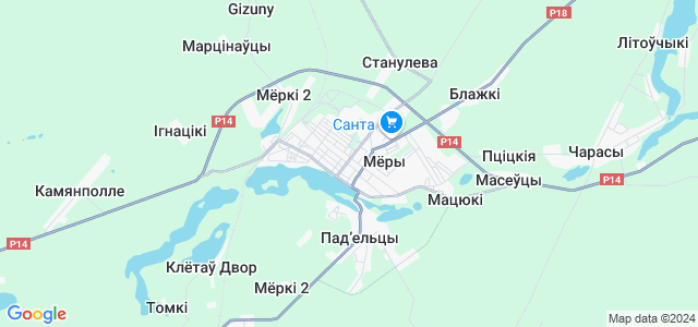 Миоры карта города